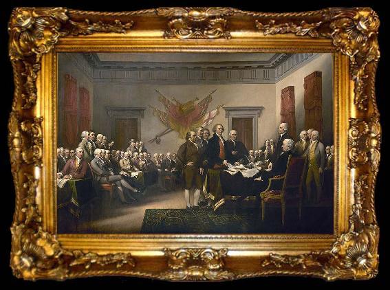 framed  John Trumbull The Declaration of Independence, ta009-2